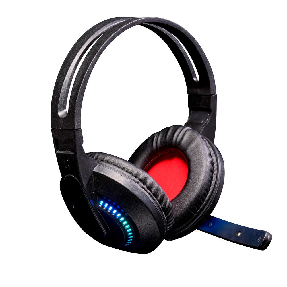 Denver Headset for Gaming med LED-Lys – Svart