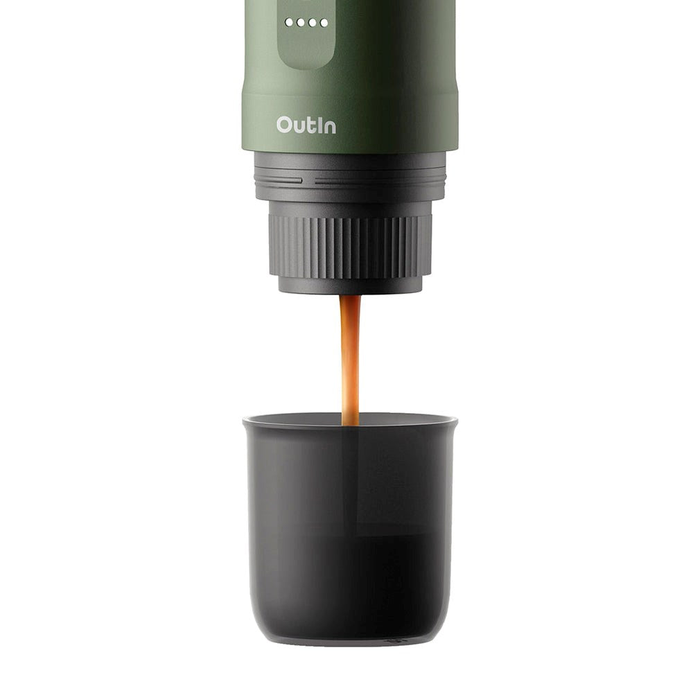 OutIn Nano Bærbar Espressomaskin - Forest Green