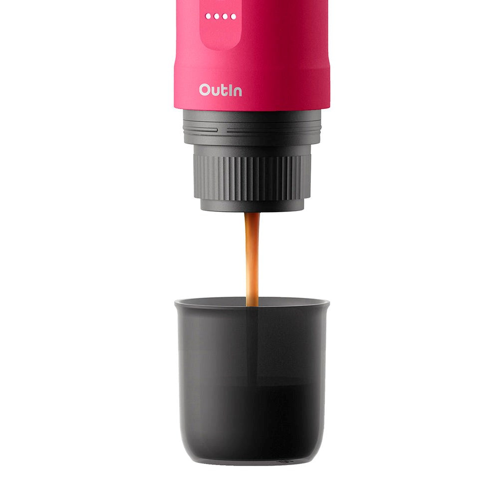 OutIn Nano Bærbar Espressomaskin - Fuchsia Pink