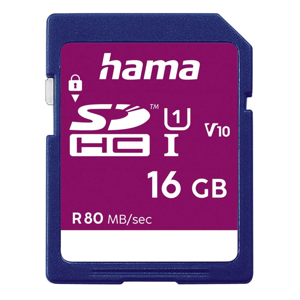 HAMA SDHC-Minnekort 80 MB/s - 16 GB