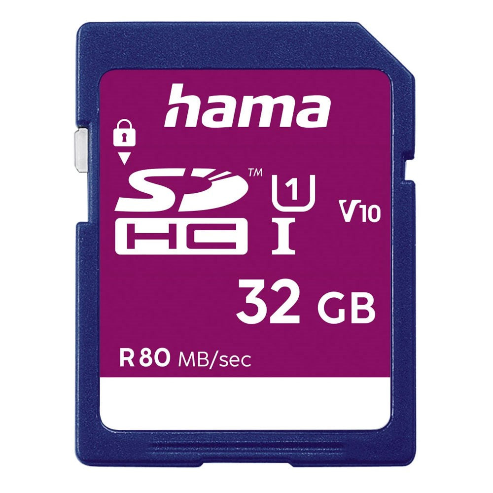HAMA SDHC-Minnekort 80 MB/s - 32 GB