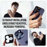 iPhone 16 Pro / 16 Pro Max PanzerGlass Ceramic Hoops - Kamerabeskyttelse - Gjennomsiktig