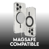 CARE by PanzerGlass iPhone 16 Pro Feature Kickstand Deksel - MagSafe Kompatibel - Transparent / Black