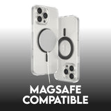 CARE by PanzerGlass iPhone 16 Pro Max Feature Kickstand Deksel - MagSafe Kompatibel - Transparent / Black