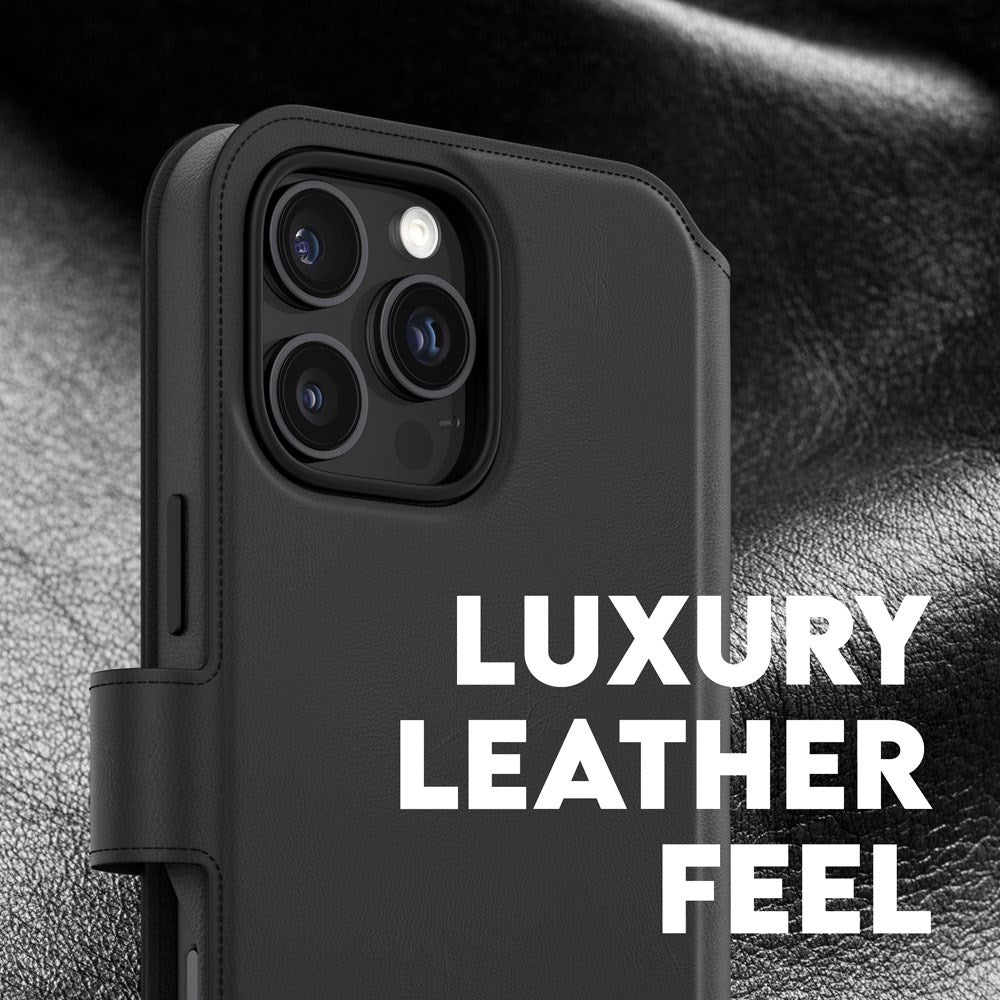 CARE by PanzerGlass iPhone 16 Pro Max Feature Tango 2-in-1 Deksel med Lommebok - Svart