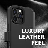 CARE by PanzerGlass iPhone 16 Pro Max Feature Tango 2-in-1 Deksel med Lommebok - Svart