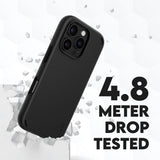 CARE by PanzerGlass iPhone 16 Pro Feature Double Defence Deksel - Svart