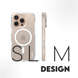 CARE by PanzerGlass iPhone 16 Pro FLAGSHIP Urban Combat-deksel - MagSafe Kompatibel - Transparent / White