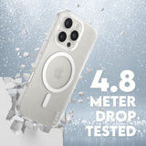 CARE by PanzerGlass iPhone 16 Pro FLAGSHIP Urban Combat-deksel - MagSafe Kompatibel - Star Lit / White