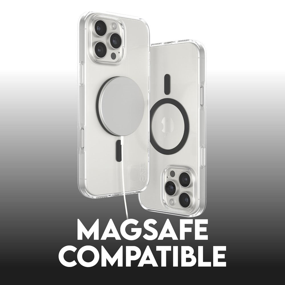 CARE by PanzerGlass iPhone 16 Pro Max FLAGSHIP Urban Combat-deksel - MagSafe Kompatibel - Transparent / Black