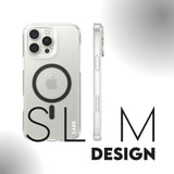 CARE by PanzerGlass iPhone 16 Pro Max FLAGSHIP Urban Combat-deksel - MagSafe Kompatibel - Transparent / Black