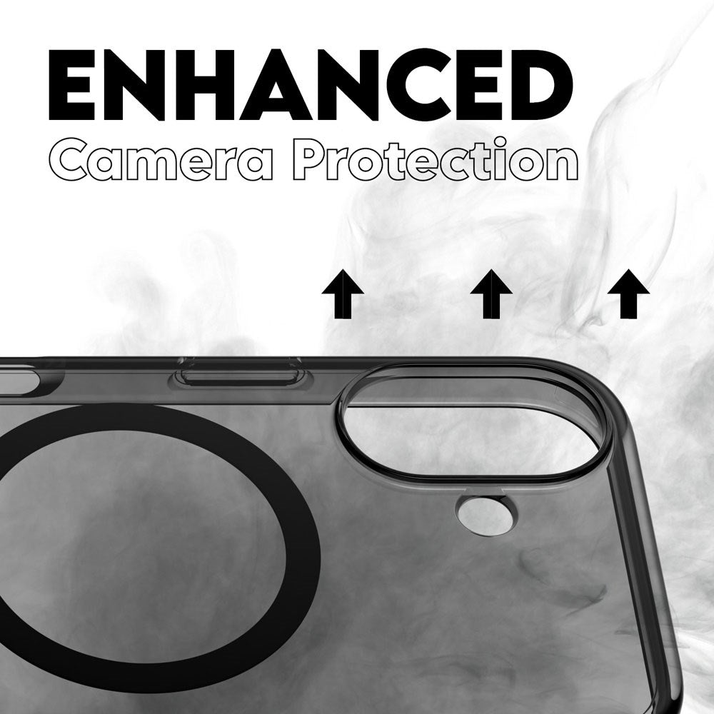 CARE by PanzerGlass iPhone 16 FLAGSHIP Urban Combat-deksel - MagSafe Kompatibel - Smokey / Black