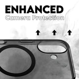 CARE by PanzerGlass iPhone 16 FLAGSHIP Urban Combat-deksel - MagSafe Kompatibel - Smokey / Black