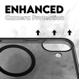 CARE by PanzerGlass iPhone 16 Plus FLAGSHIP Urban Combat-deksel - MagSafe Kompatibel - Smokey / Black
