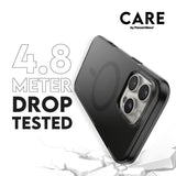 CARE by PanzerGlass iPhone 16 Plus FLAGSHIP Urban Combat-deksel - MagSafe Kompatibel - Smokey / Black