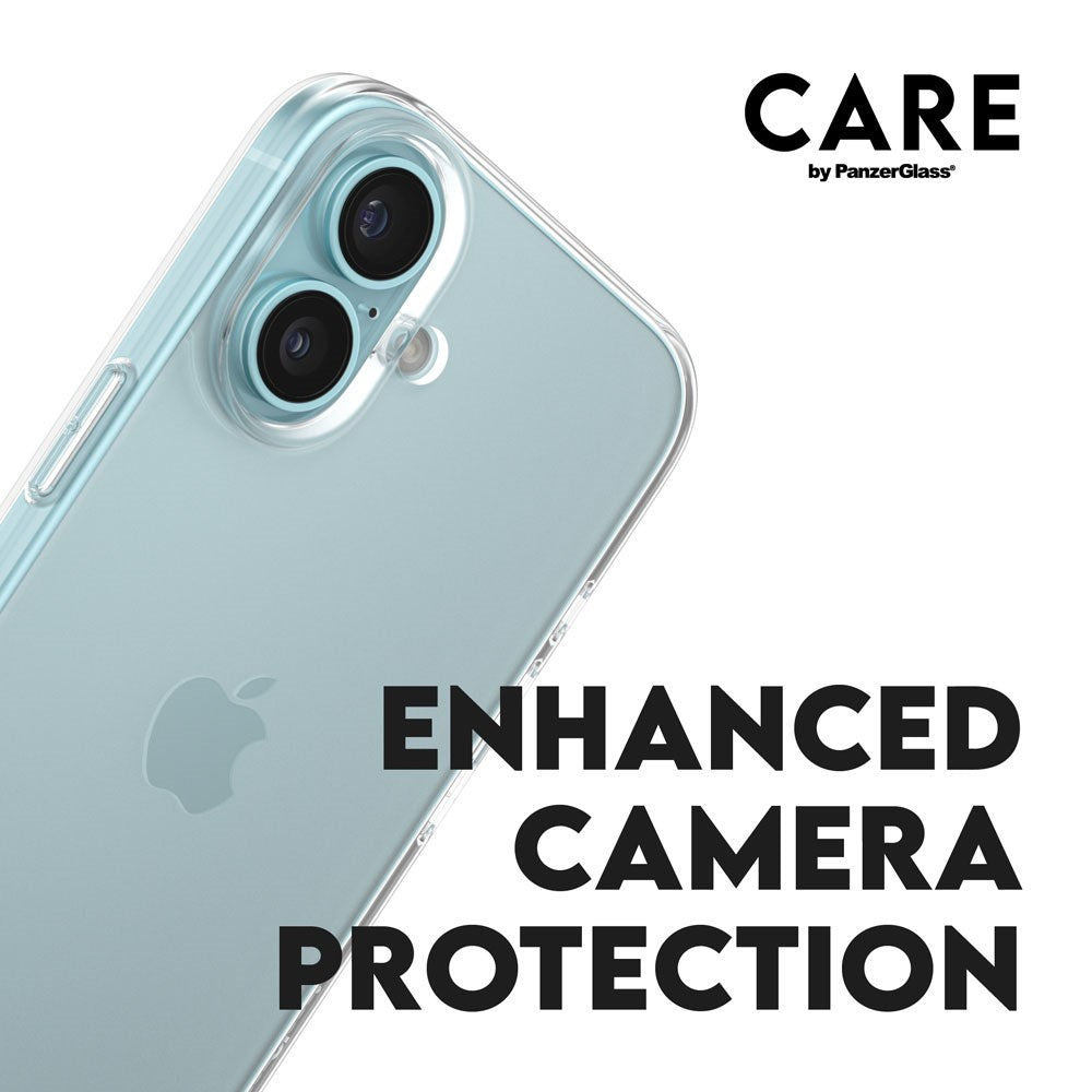 CARE by PanzerGlass iPhone 16 FLAGSHIP Urban Combat-deksel - Transparent