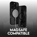 CARE by PanzerGlass iPhone 16 Pro FLAGSHIP Urban Combat-deksel - MagSafe Kompatibel - Transparent / Black Frame