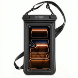Tech-Protect Flytende Vanntett Etui - Maks.: 185 x 110 mm - Svart