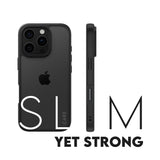 CARE by PanzerGlass iPhone 16 Pro FLAGSHIP Urban Combat-deksel - Transparent / Black Frame