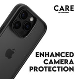 CARE by PanzerGlass iPhone 16 Pro FLAGSHIP Urban Combat-deksel - Transparent / Black Frame