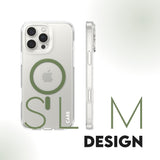 CARE by PanzerGlass iPhone 16 Pro Max FLAGSHIP Urban Combat-deksel - MagSafe Kompatibel - Transparent / Piquant Green