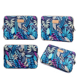 Tech-Protect Lisen Blossom Sleeve til MacBook / PC 13" (34 x 24 cm) - Dark n´ Blue