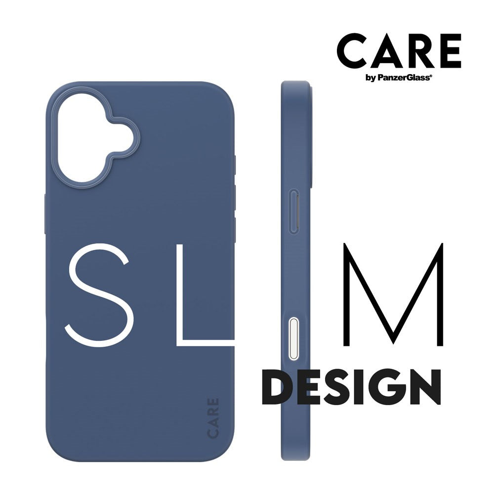 CARE by PanzerGlass iPhone 16 Plus FASHION Fearlessly Fashionable Deksel - MagSafe Kompatibel - Coronet Blue