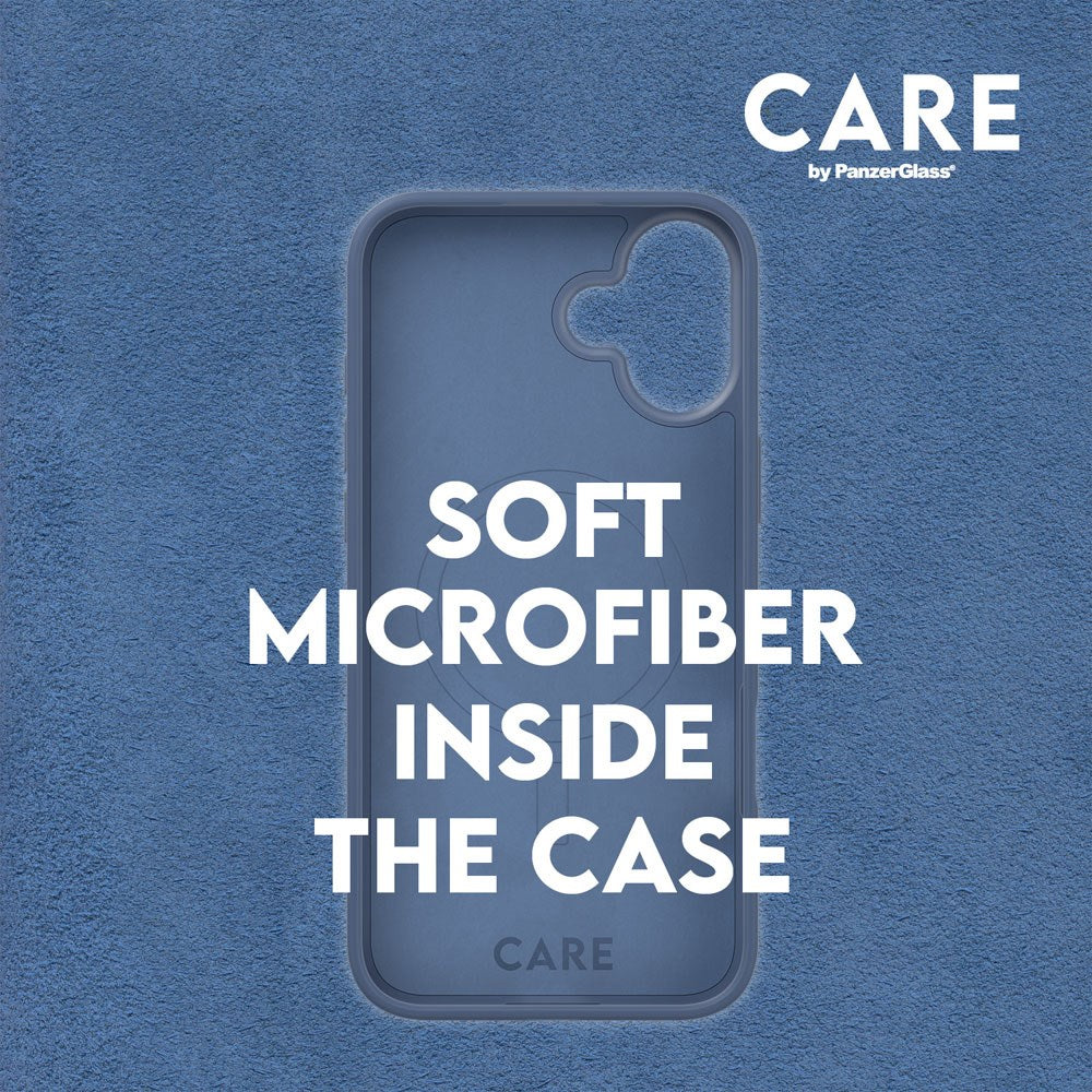 CARE by PanzerGlass iPhone 16 Plus FASHION Fearlessly Fashionable Deksel - MagSafe Kompatibel - Coronet Blue