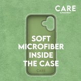 CARE by PanzerGlass iPhone 16 FASHION Fearlessly Fashionable Deksel - MagSafe Kompatibel - Piquant Green