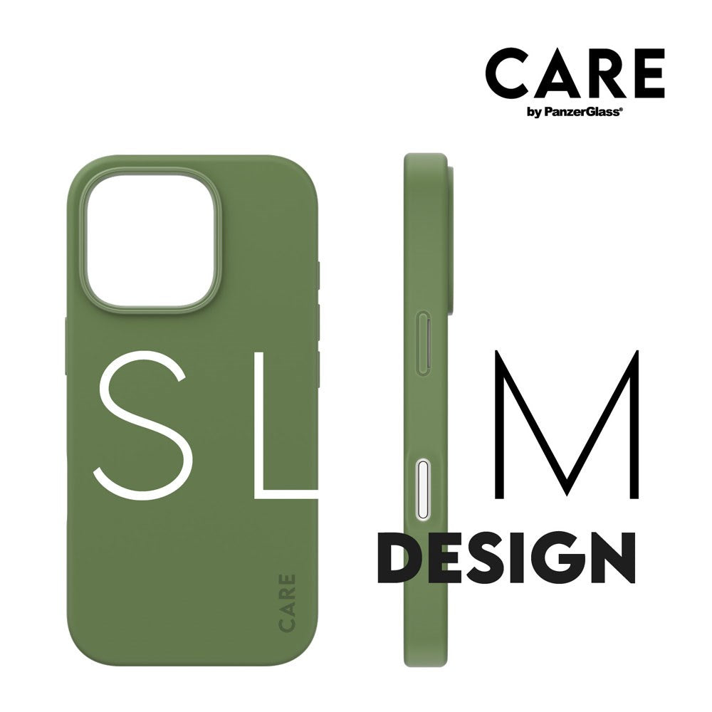 CARE by PanzerGlass iPhone 16 Pro FASHION Fearlessly Fashionable Deksel - MagSafe Kompatibel - Piquant Green