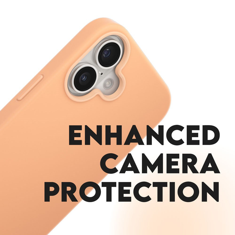 CARE by PanzerGlass iPhone 16 FASHION Fearlessly Fashionable Deksel - MagSafe Kompatibel - Peach Fuzz