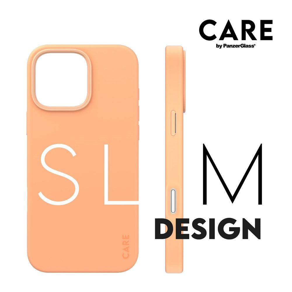 CARE by PanzerGlass iPhone 16 Pro Max FASHION Fearlessly Fashionable Deksel - MagSafe Kompatibel - Peach Fuzz