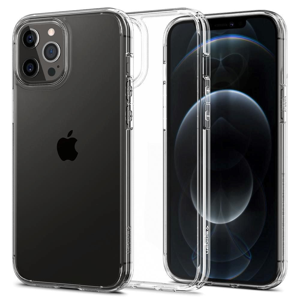 iPhone 12 / 12 Pro Spigen Ultra Hybrid Deksel - Gjennomsiktig