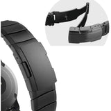 Universal Garmin 22mm QuickFit Tech-Protect Stropp i Rustfritt Stål - Svart