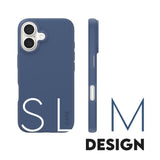 CARE by PanzerGlass iPhone 16 FASHION Fearlessly Fashionable Deksel - Coronet Blue