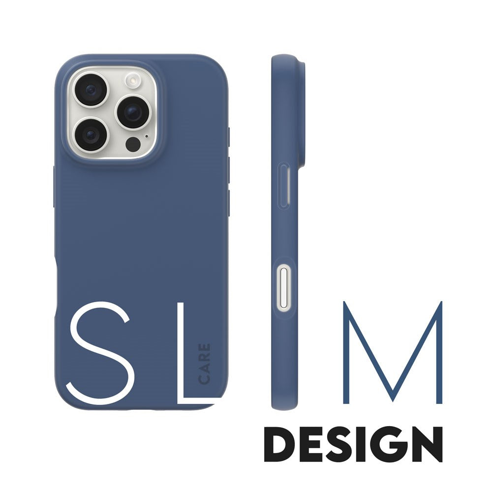 CARE by PanzerGlass iPhone 16 Pro FASHION Fearlessly Fashionable Deksel - Coronet Blue