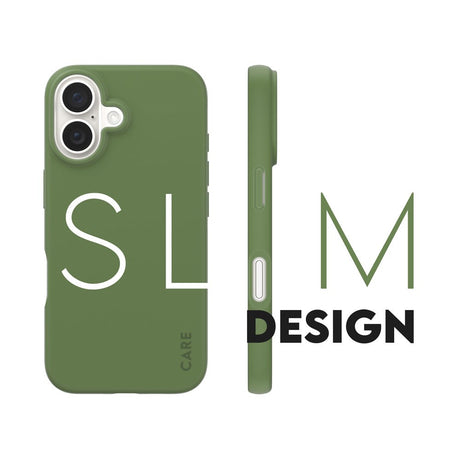 CARE by PanzerGlass iPhone 16 FASHION Fearlessly Fashionable Deksel - Piquant Green