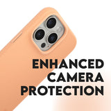 CARE by PanzerGlass iPhone 16 Pro FASHION Fearlessly Fashionable Deksel - Peach Fuzz