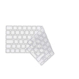 Philbert MacBook Pro 14/16" M1/M2/M3 (2021-2023) Keyboard Deksel m. Nordisk Tastatur - Gjennomsiktig & Svart