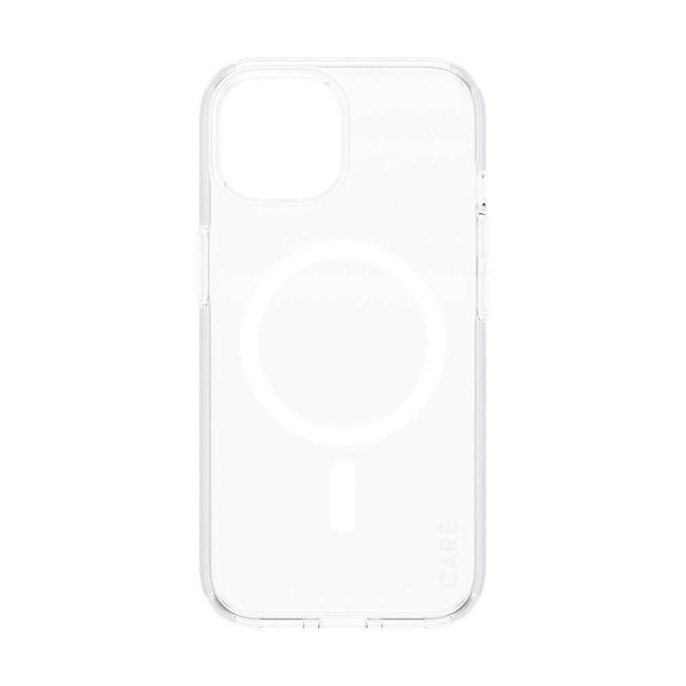 CARE by PanzerGlass iPhone 15 FLAGSHIP Urban Combat-deksel - MagSafe Kompatibel - Transparent / White