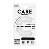 CARE by PanzerGlass iPhone 15 Pro FLAGSHIP Urban Combat-deksel - MagSafe Kompatibel - Transparent / White