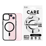 CARE by PanzerGlass iPhone 15 FLAGSHIP Urban Combat-deksel - MagSafe Kompatibel - Transparent / Black