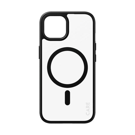 CARE by PanzerGlass iPhone 15 FLAGSHIP Urban Combat-deksel - MagSafe Kompatibel - Transparent / Black