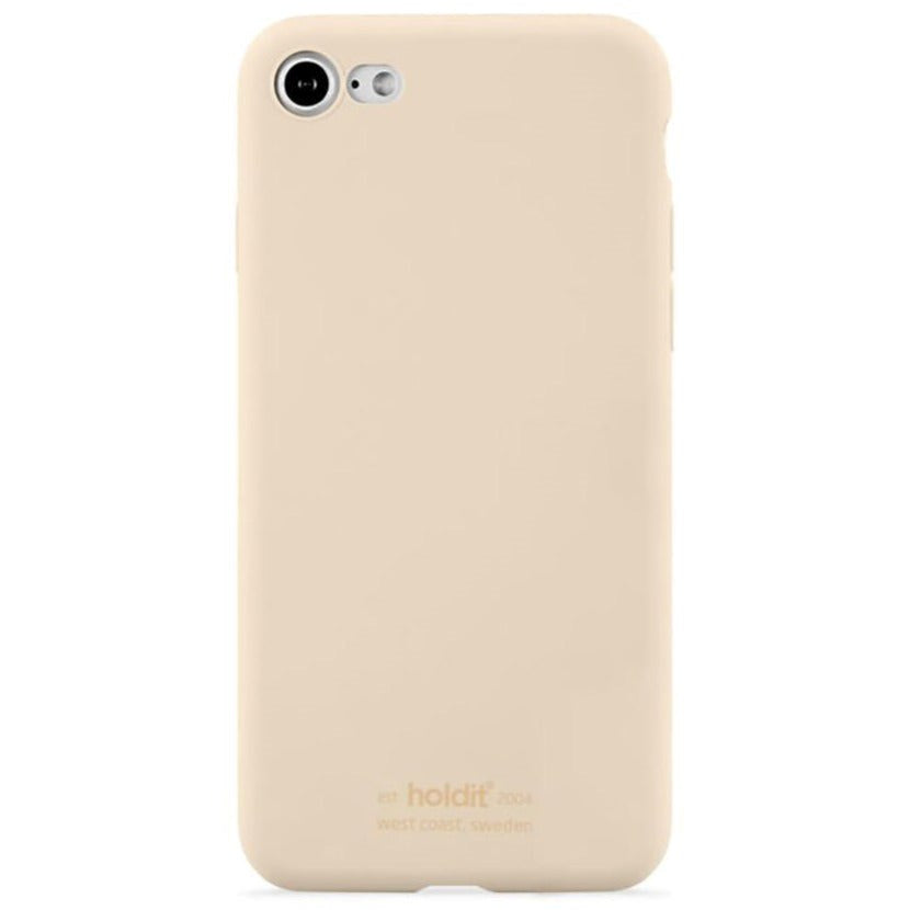 Holdit iPhone SE (2022 / 2020) / 8 / 7 Soft Touch Silikon Deksel - Sienna Beige