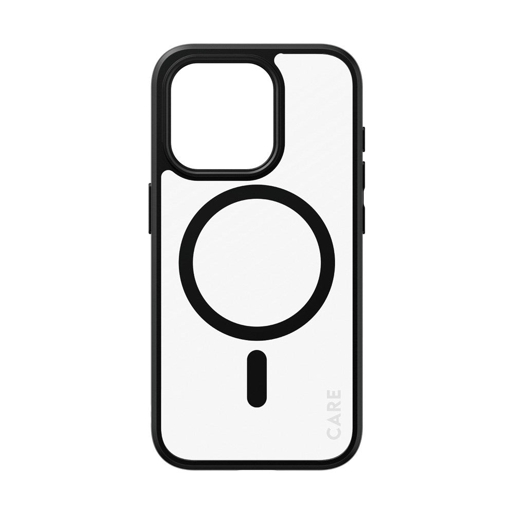 CARE by PanzerGlass iPhone 15 Pro FLAGSHIP Urban Combat-deksel - MagSafe Kompatibel - Transparent / White