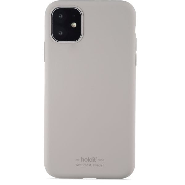 Holdit iPhone 11 Soft Touch Silikon Deksel - Taupe