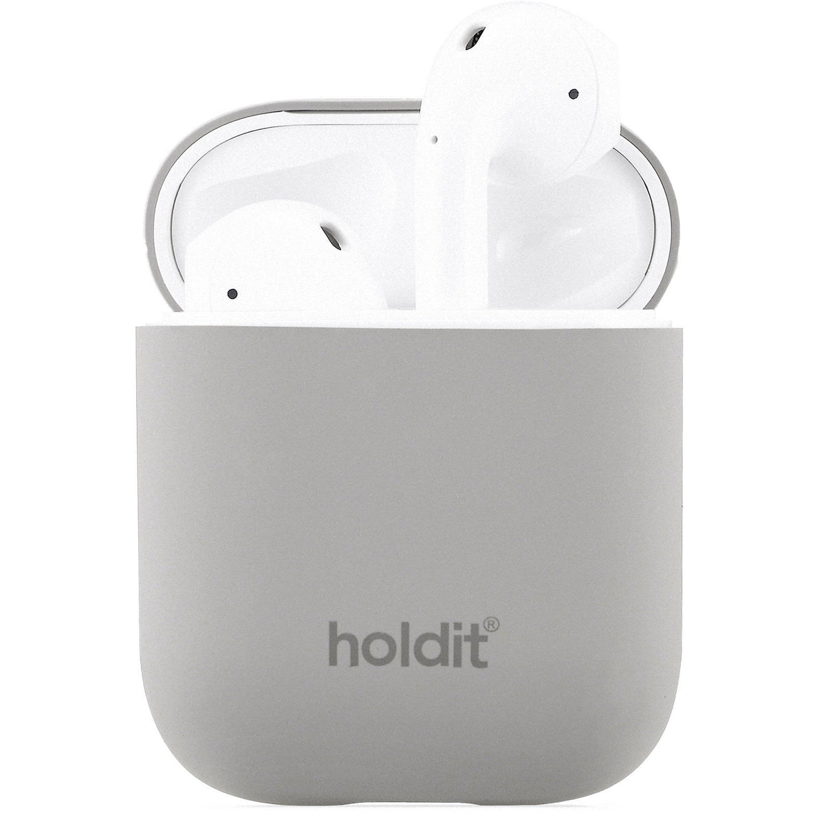 Holdit Nygård Silikondeksel Til Apple AirPods (1 & 2. gen.) - Taupe