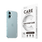 CARE by PanzerGlass iPhone 16 FASHION X-Ray Soft Basic Deksel - Gjennomsiktig