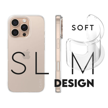 CARE by PanzerGlass iPhone 16 Pro FASHION X-Ray Soft Basic Deksel - Gjennomsiktig