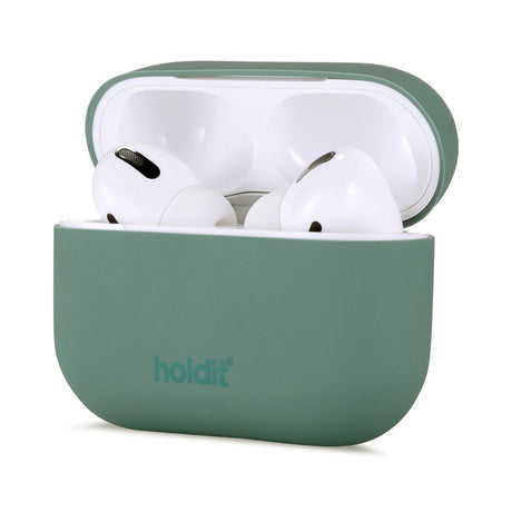 Holdit Nygård Silikondeksel Til AirPods Pro - Moss Green